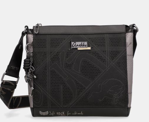Bolso bandolera cremallera 3 departamentos estampado Anekke tulip 43753-039