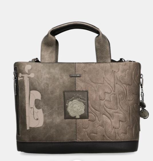 Bolso paquetero estampado Anekke orchestra 43811-222 trasera