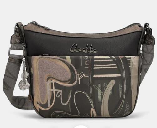 Bolso bandolera fuelle extensible estampado Anekke orchestra 43813-138