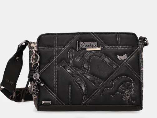Bolso bandolera cremallera estampado Anekke tulip 43753-070