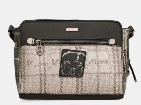 Bolso bandolera cremallera estampado Anekke tulip 43753-070 trasera