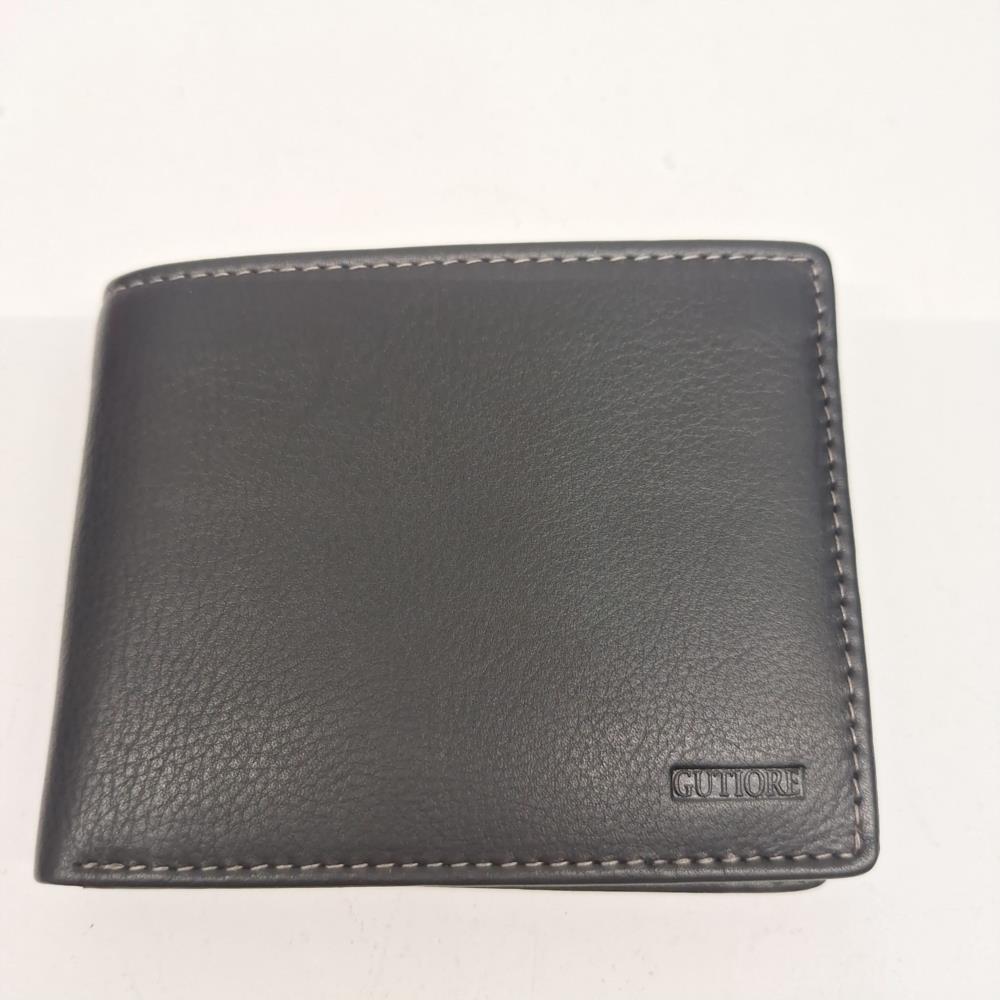 Billetera americana con monedero interior Gutiore negro 
