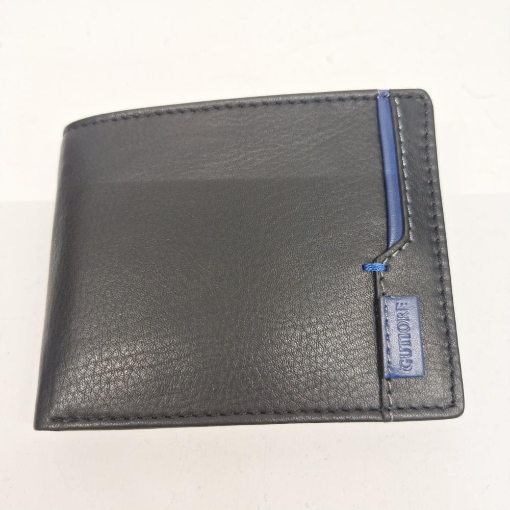 Billetero americano con monedero interior Gutiore negro