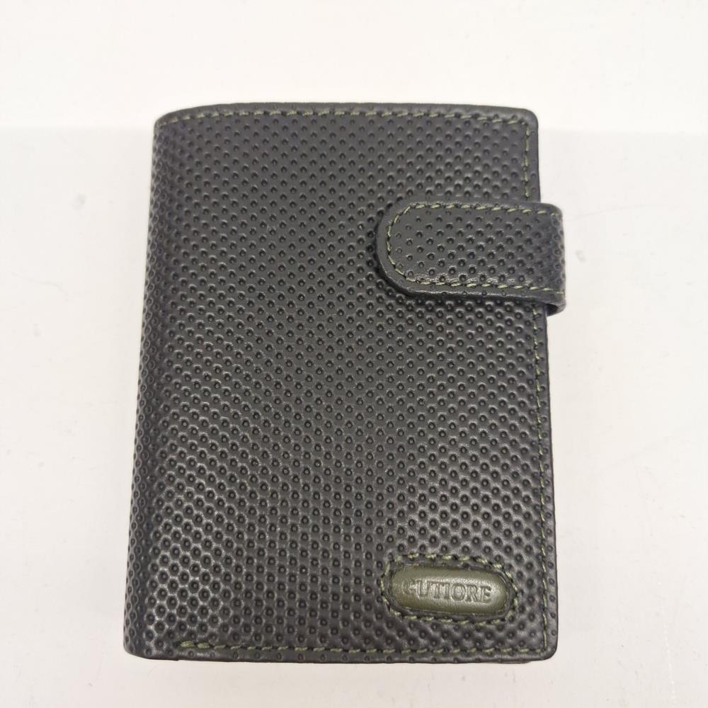 Billetera con monedero exterior y puntal perforados Gutiore