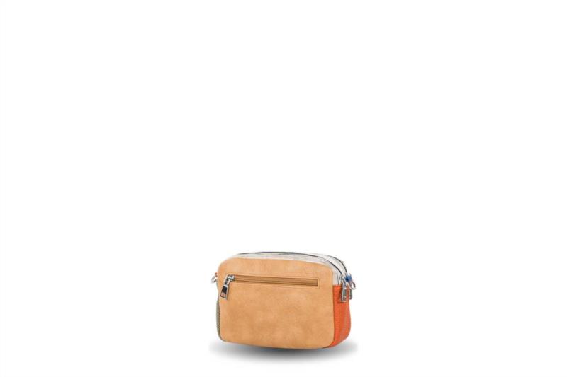 Bolso bandolera lowi perforados tricolor Ventys 150206 trasera