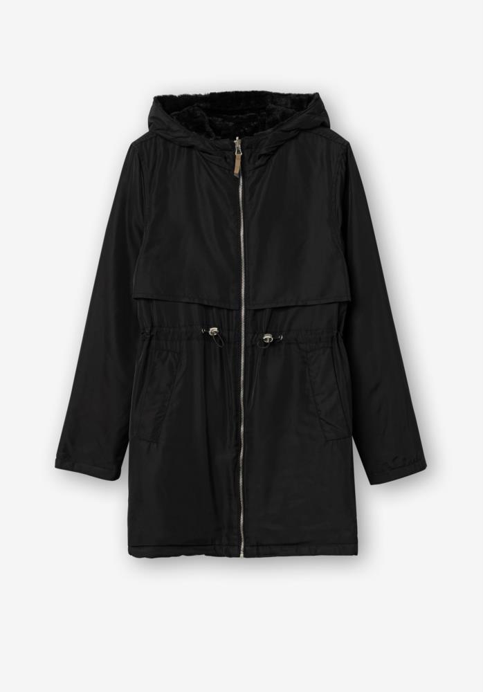 Parka reversible Tiffosi Rocky negro