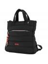Bolso mochila nylon acolchado Skapt 327799 negro
