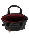 Bolso mochila nylon acolchado Skapt 327799 negro abierto