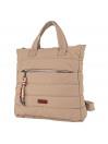 Bolso mochila nylon acolchado Skapt 327799 taupe