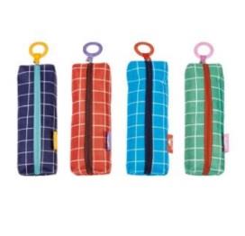 Paraguas plegable funda cremallera cuadricula Gotta11486 detalle colores