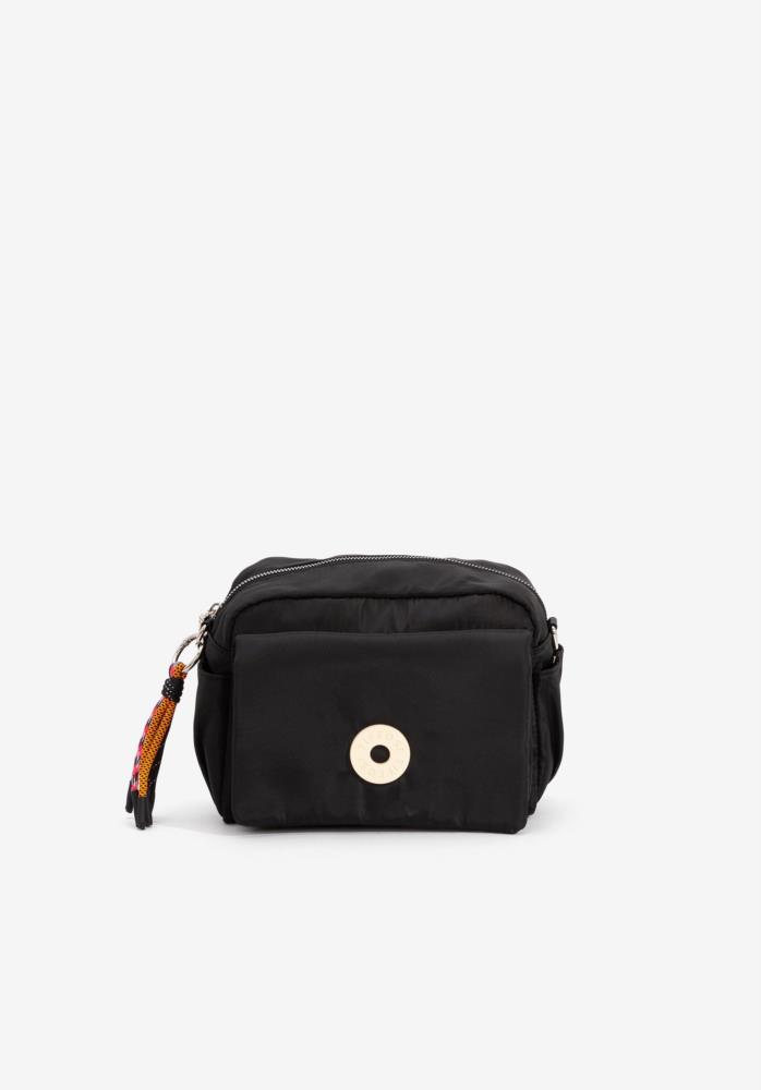 Bolso bandolera nylon Tiffosi Kale negro