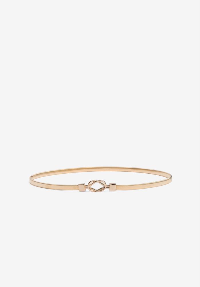 Cinturón cadena gusano Tiffosi Party dorado