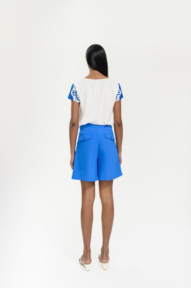 Camiseta cuello pico peces Malalá  55251351 trasera