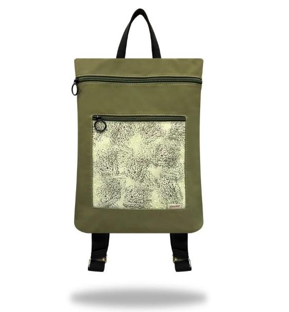 Mochila reversible nyloncon bolsillo frontal Kronos Pilsen