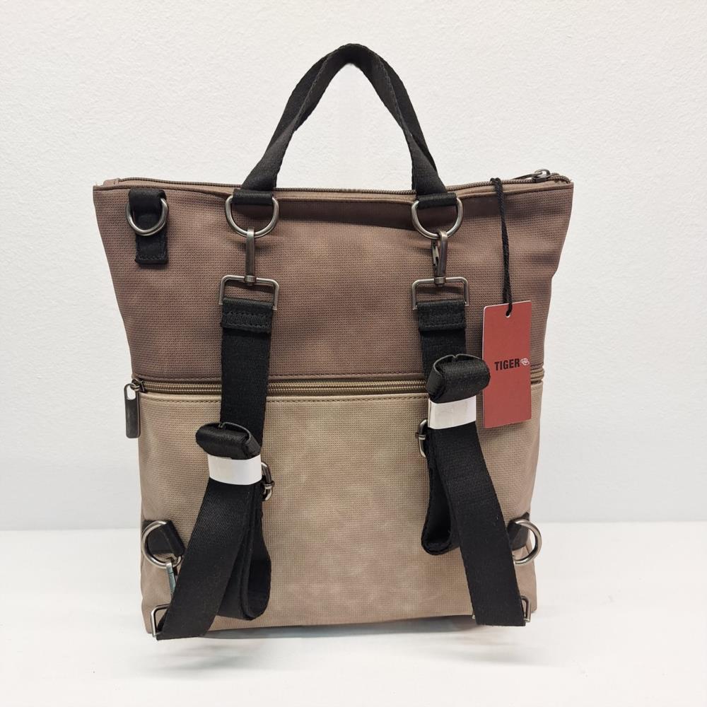Bolso mochila anteado barquillo 2581 Tiger trasera