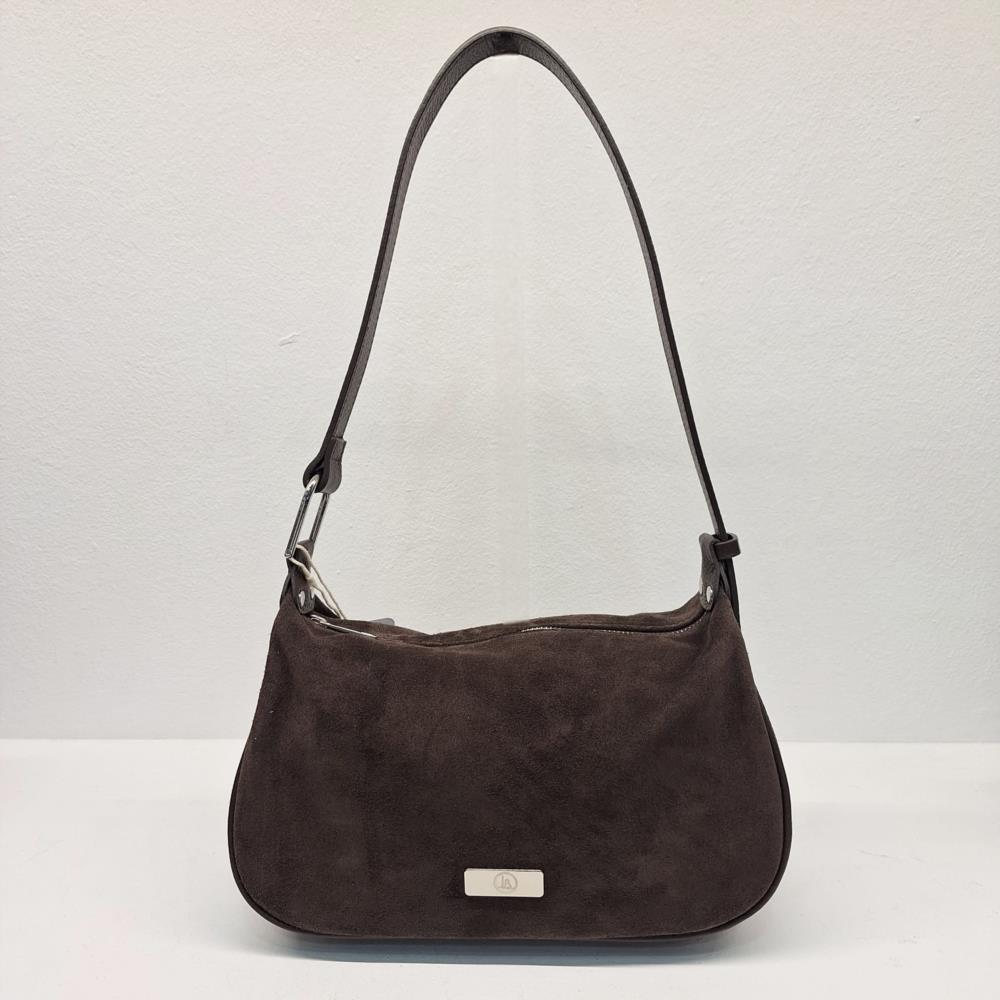 Bolso bandolera serraje 3 largos asa Manuel Gallardo marrón