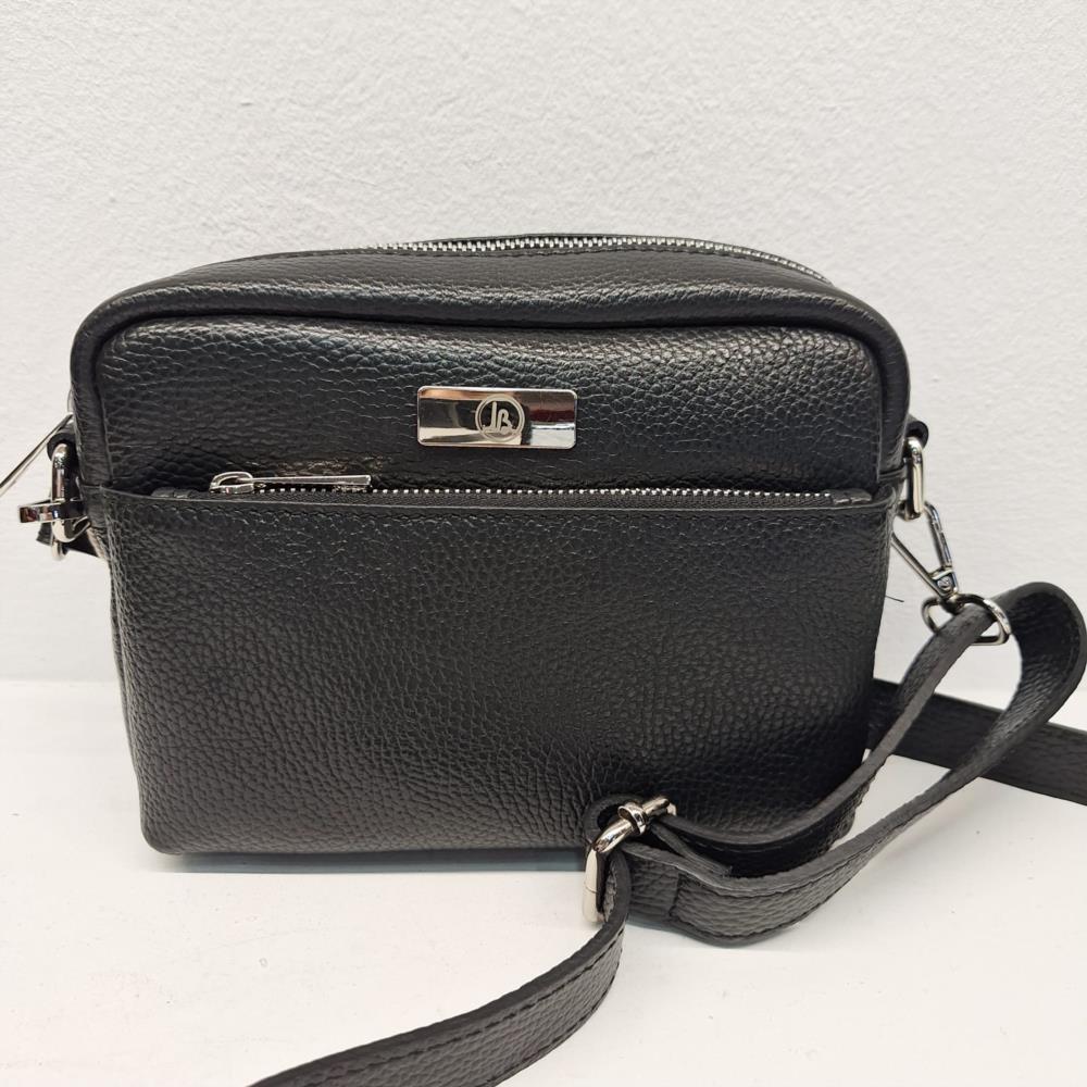 Bolso lowi con cremallera exterior Manuel Gallardo negro