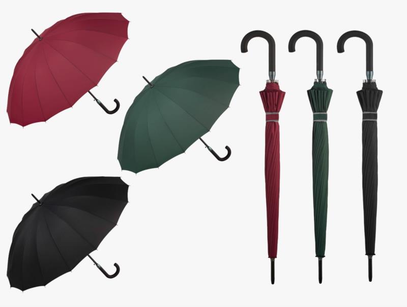 Paraguas largo unisex 16 varillas Clima 122