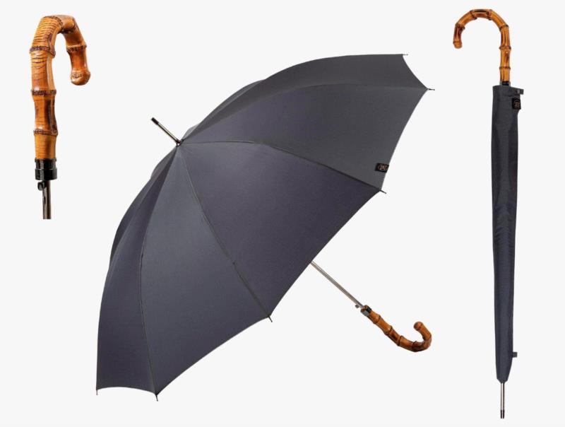 Paraguas hombre centenario con puño bambú Clima