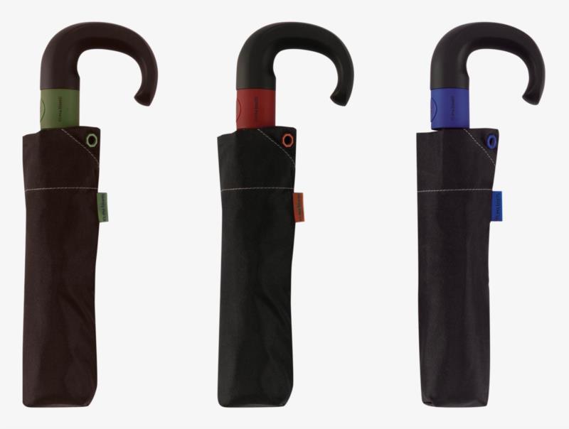 Paraguas plegable hombre puño curvo Clima 3212