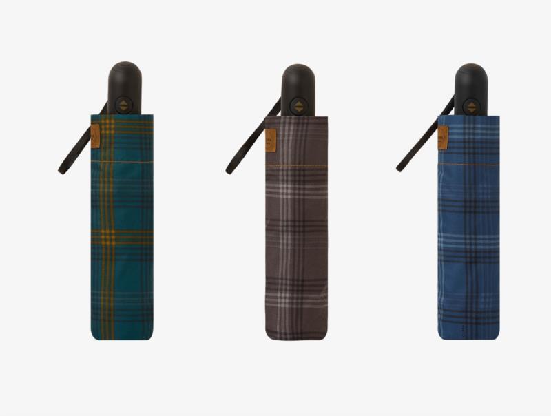 Paraguas plegable hombre automático cuadros Clima 3246