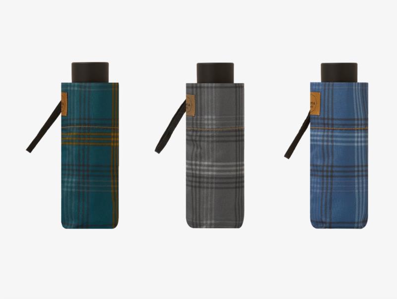 Paraguas plegable hombre cuadros tartan Clima 3247