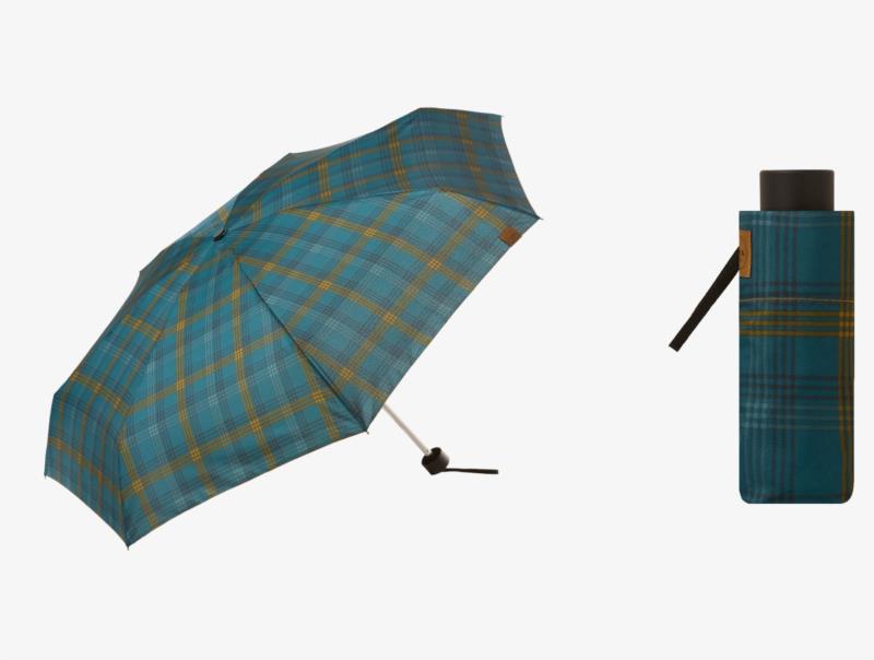 Paraguas plegable hombre cuadros tartan Clima 3247 verde