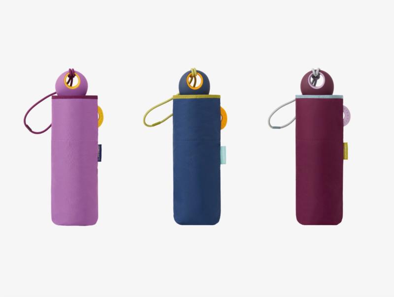 Paraguas plegable mujer acero puño redondo Clima 35267