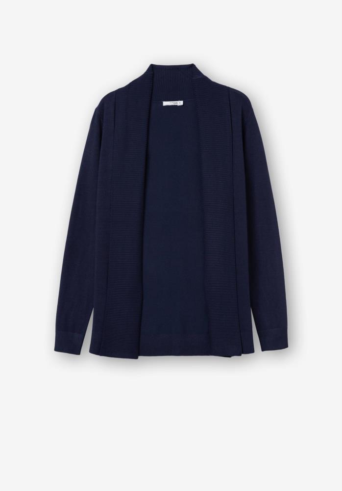 Chaqueta punto cuello smoking Tiffosi Super marino