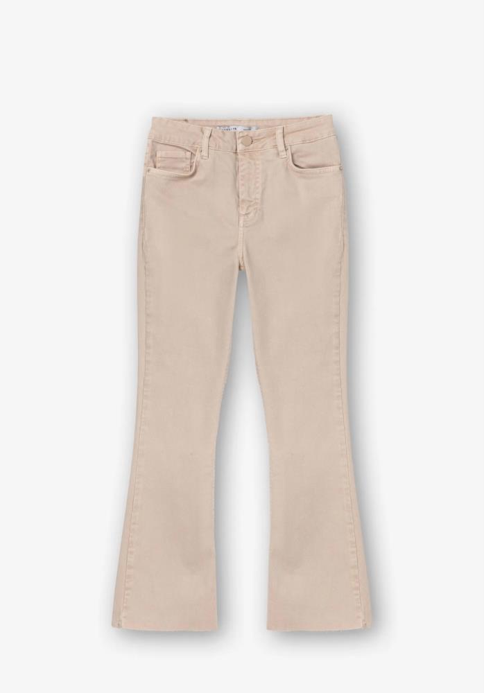 Pantalón cropped flare Tiffosi Megan_53 beige