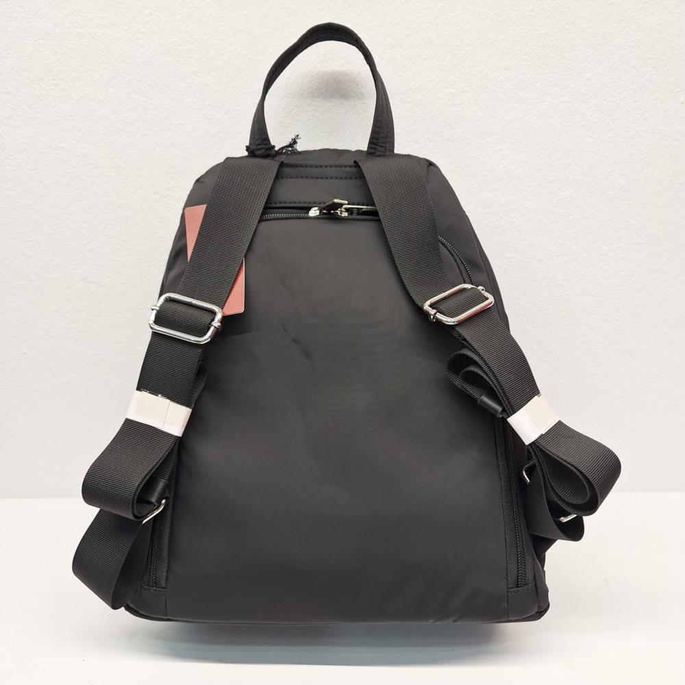 Bolso mochila nylon antirobo Tiger 2011 negro trasera