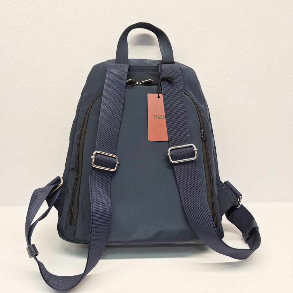 Bolso mochila nylon antirobo Tiger 2011 marino trasera