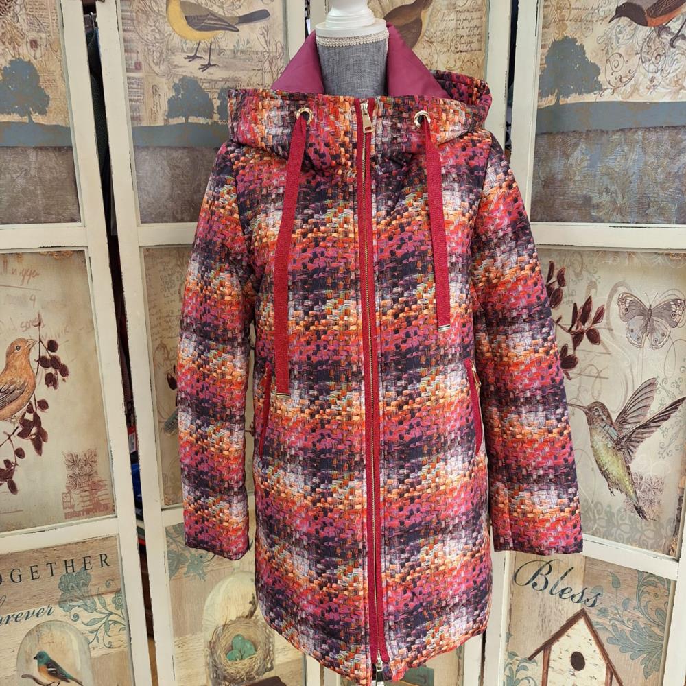 Anorak multicolor falso trenzado Arggido