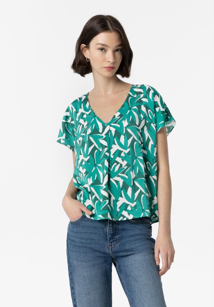 Blusa estampado ramajes Tiffosi Max