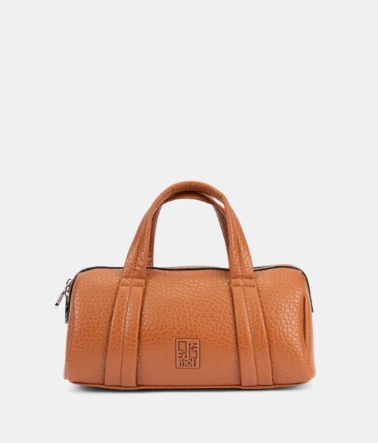 Bolso maletín tubo granulado Pepe Moll Aitana 252290 cuero