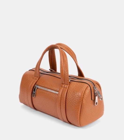 Bolso maletín tubo granulado Pepe Moll Aitana 252290 cuero trasera