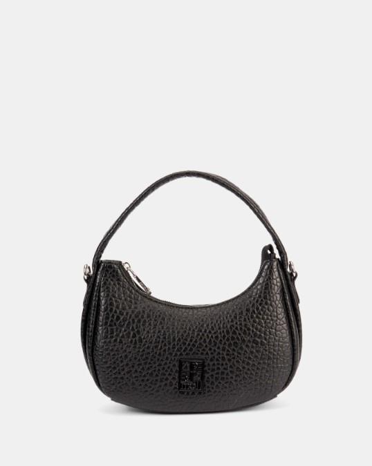Bolso gajo granulado Pepe Moll Aitana 252293 negro