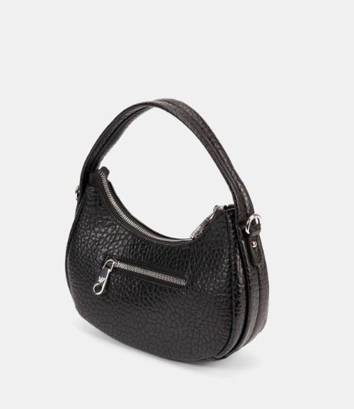 Bolso gajo granulado Pepe Moll Aitana 252293 negro trasera