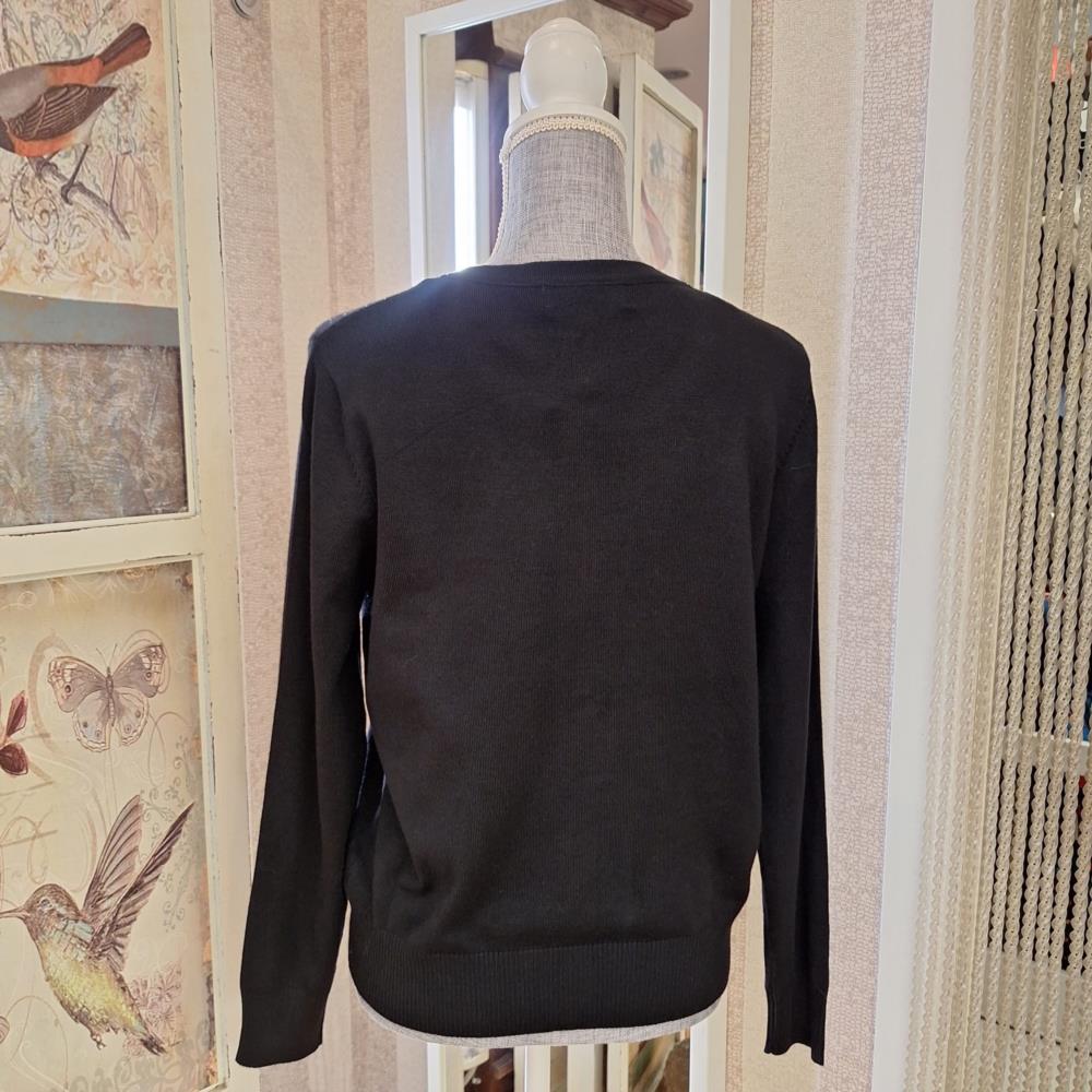 Chaqueta caja strass trasera