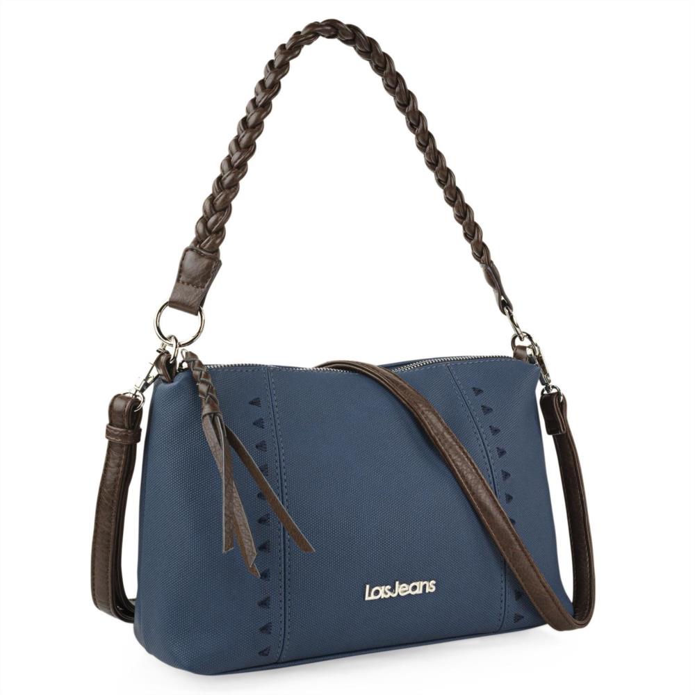 Bolso bandolera flojo Lois Jeans Indiana azul