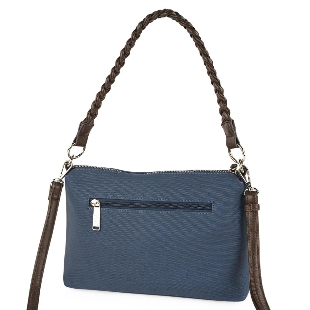 Bolso bandolera flojo Lois Jeans Indiana azul trasera