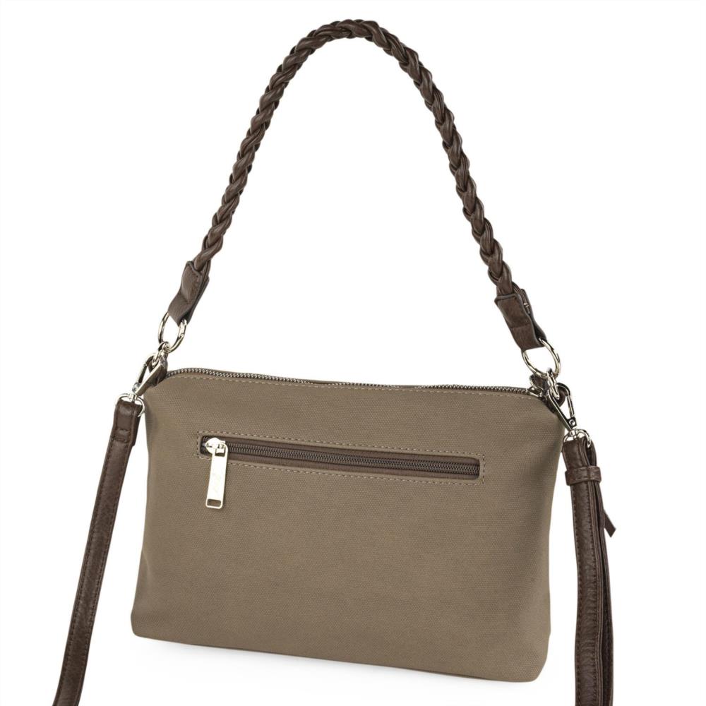 Bolso bandolera flojo Lois Jeans Indiana taupe trasera