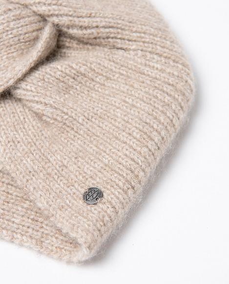 Turbante Surkana Gotu beige detalle