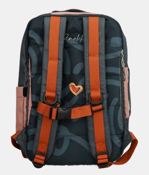 Mochila under seat nylon estampado Anekke trasera