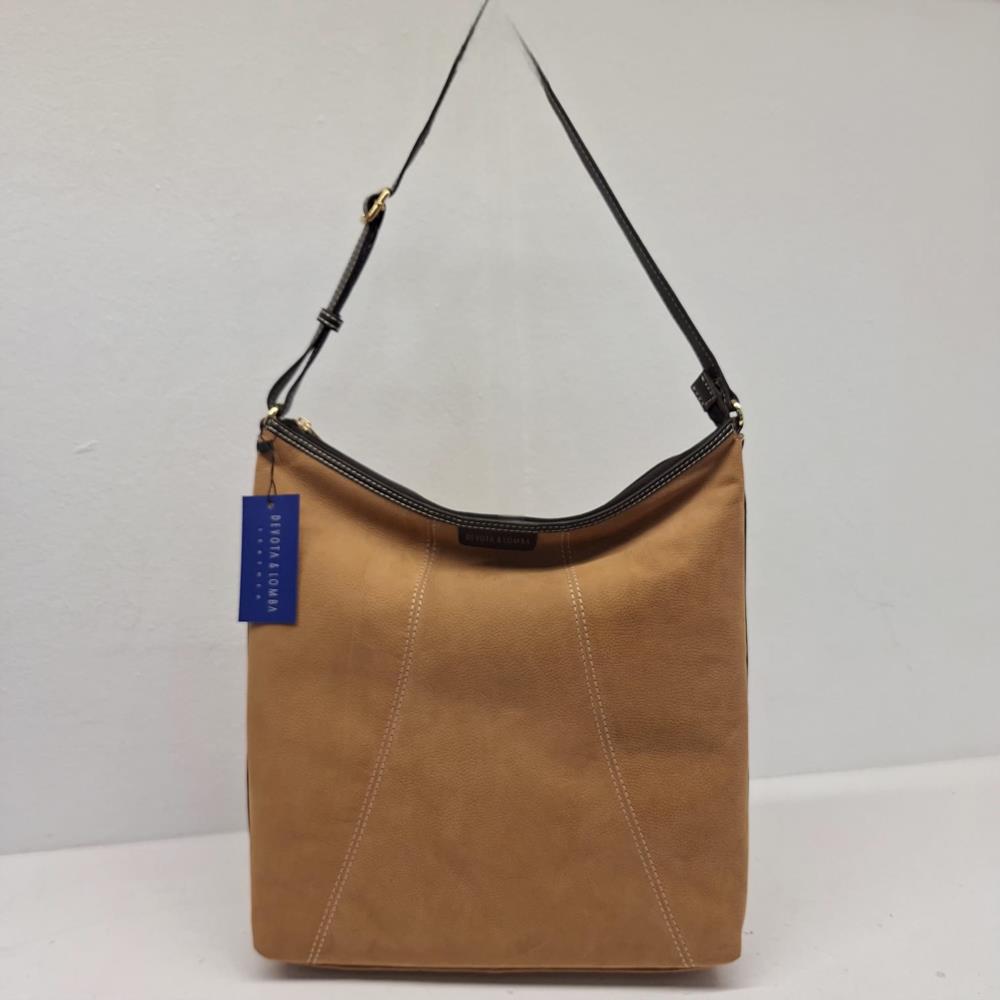 Bolso vertical agondolado serraje Devota & Lomba