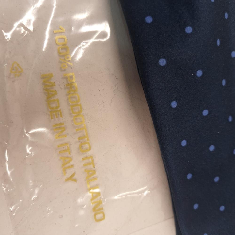 Guantes estampado  multi topitos azul detalle