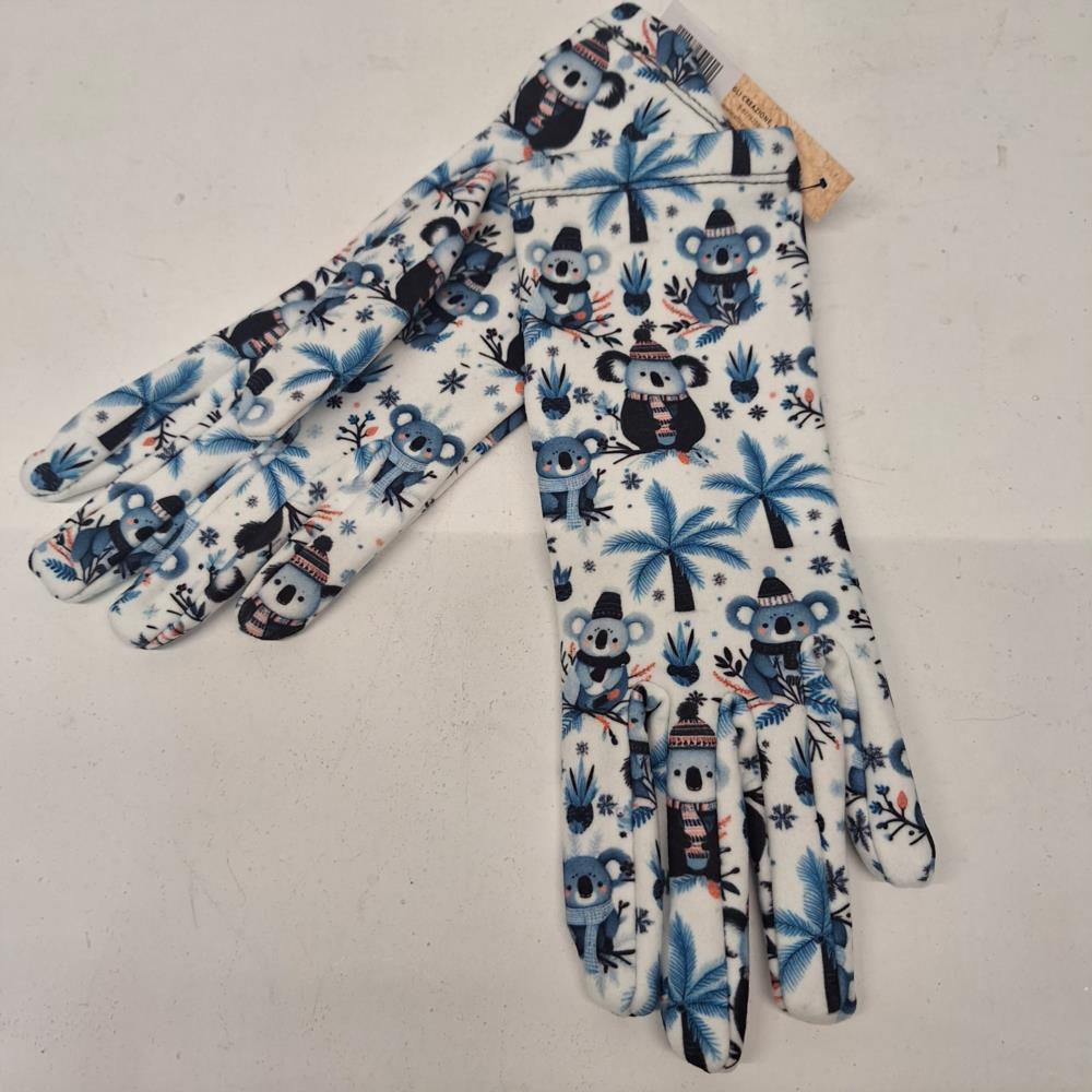 Guantes estampado koalas