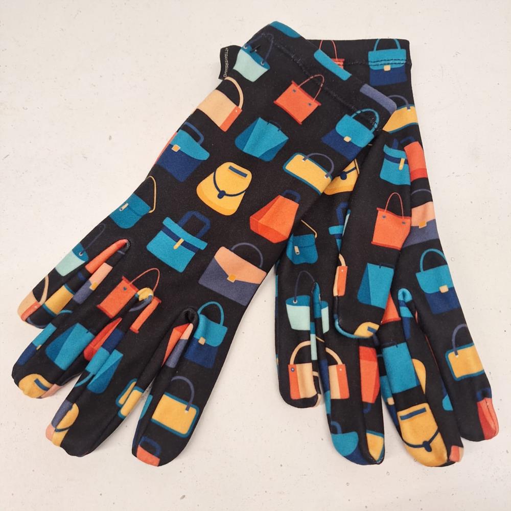 Guante estampado multi bolsos