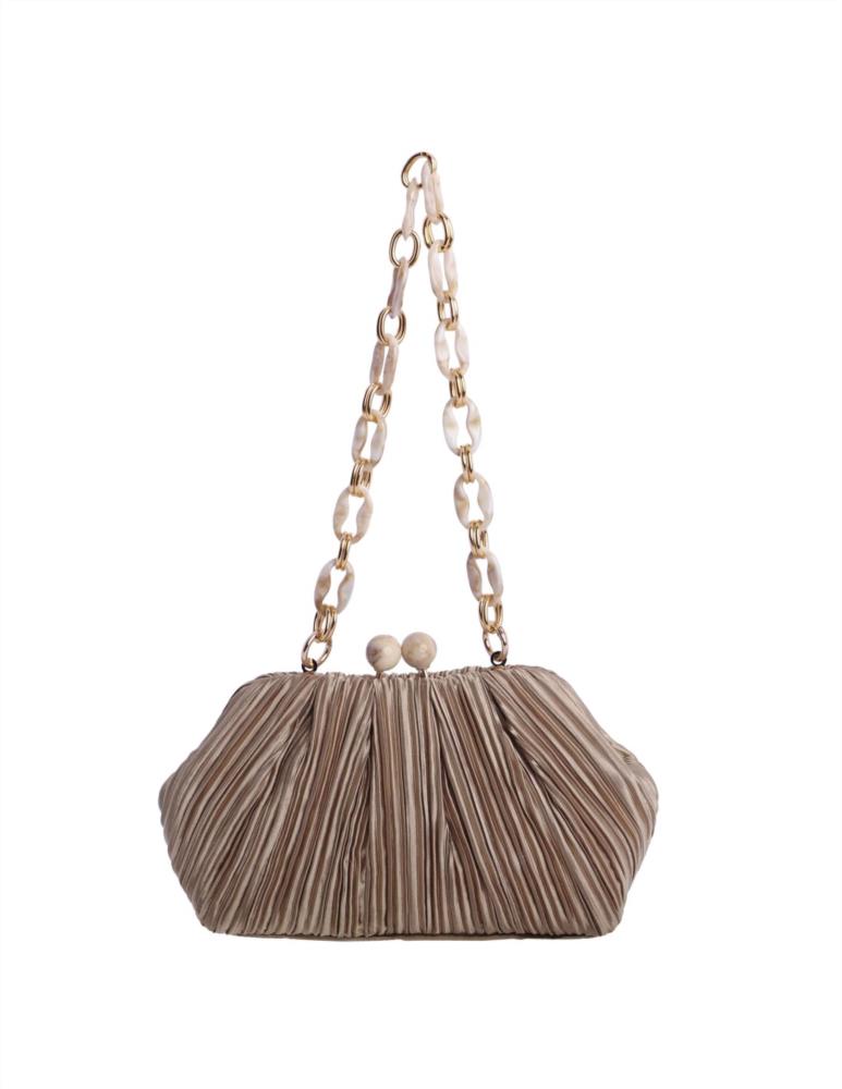 Bolso fiesta boquilla plisado bolas Eferri 3754008 trasera