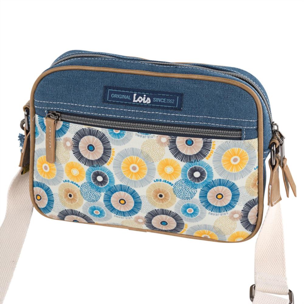 Bolso bandolera tejanocon diente de león Lois Jeans trasera